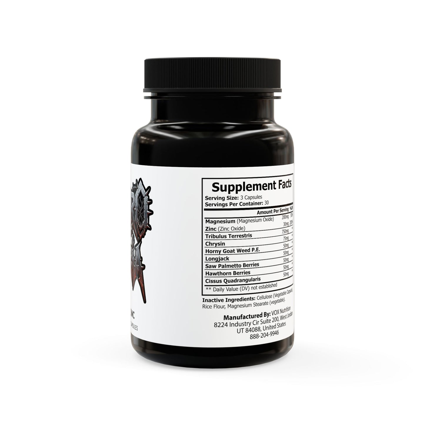 Magnesium Zinc Supplement (90 Capsules)