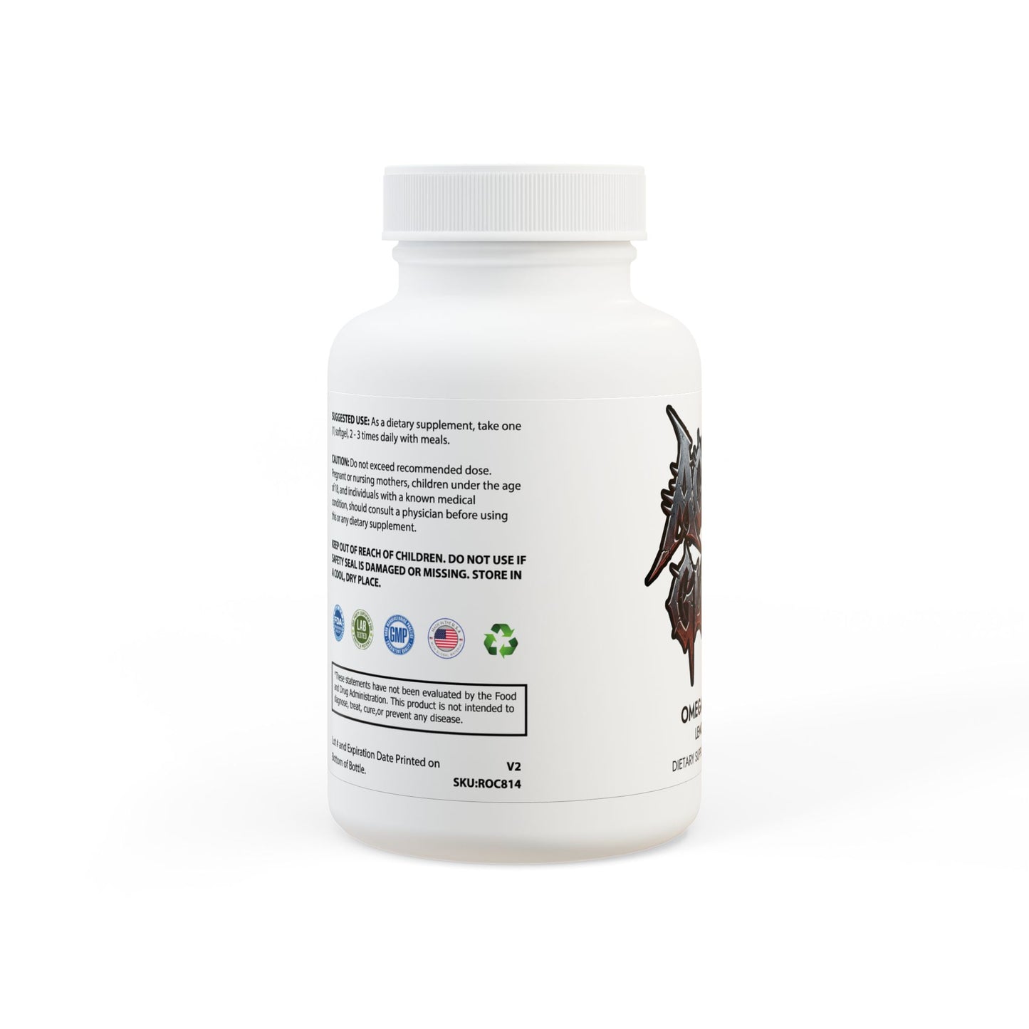 Omega 3 Fish Oil Supplement (60 Softgels)