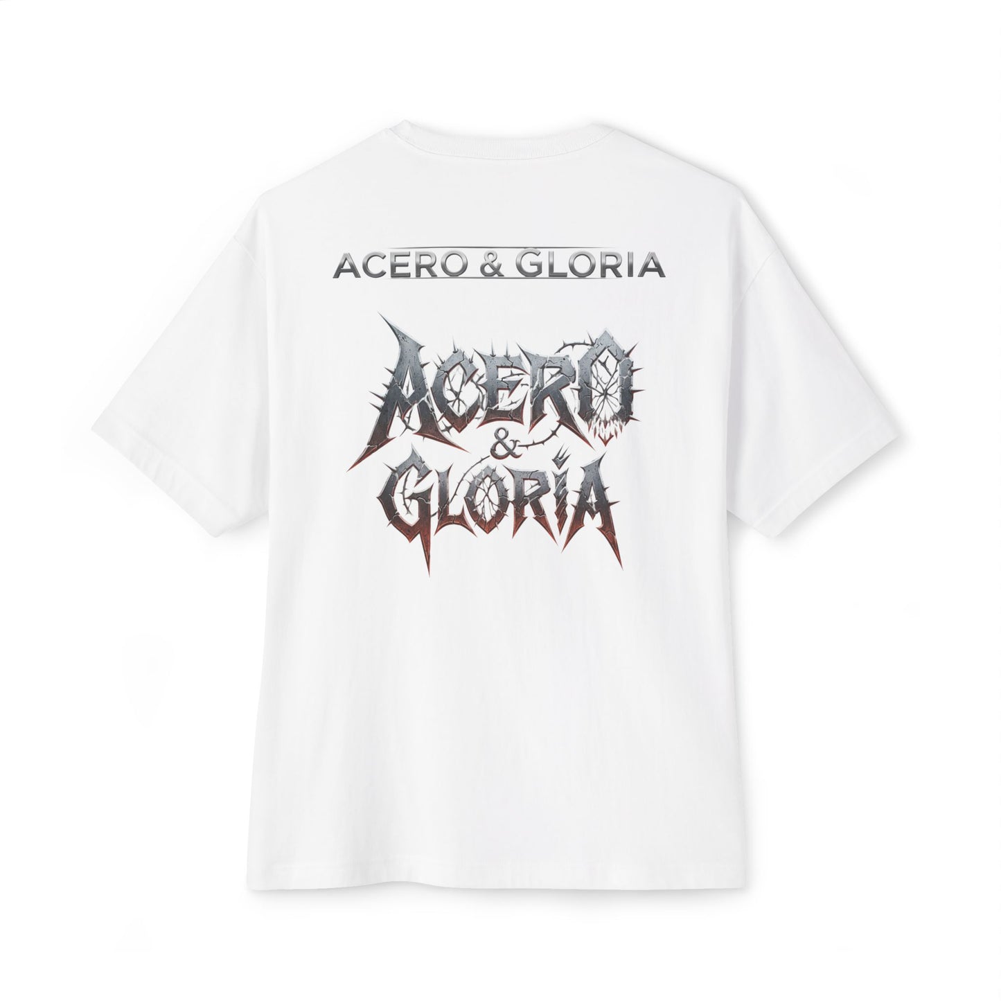 Unisex Oversized metal