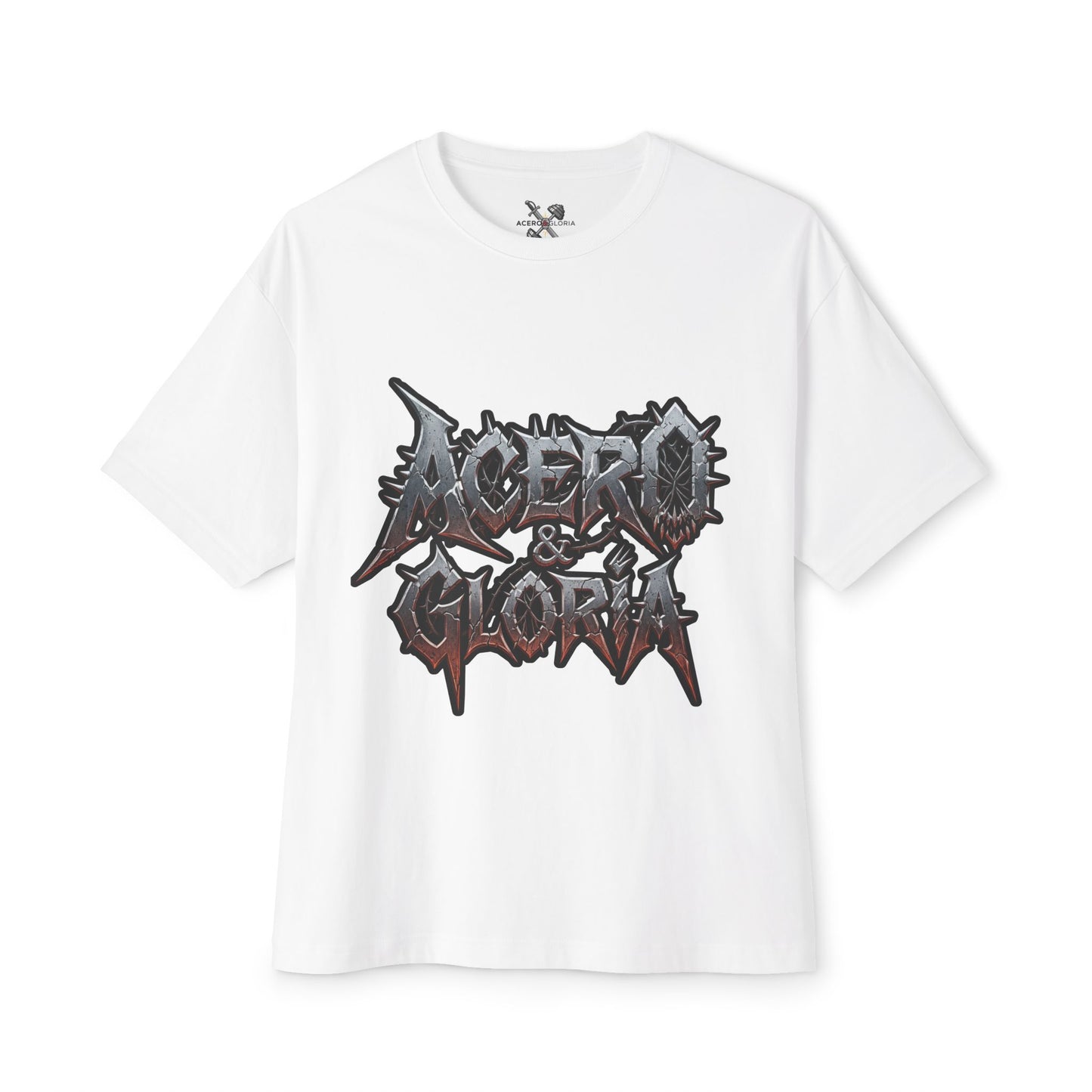 Unisex Oversized metal