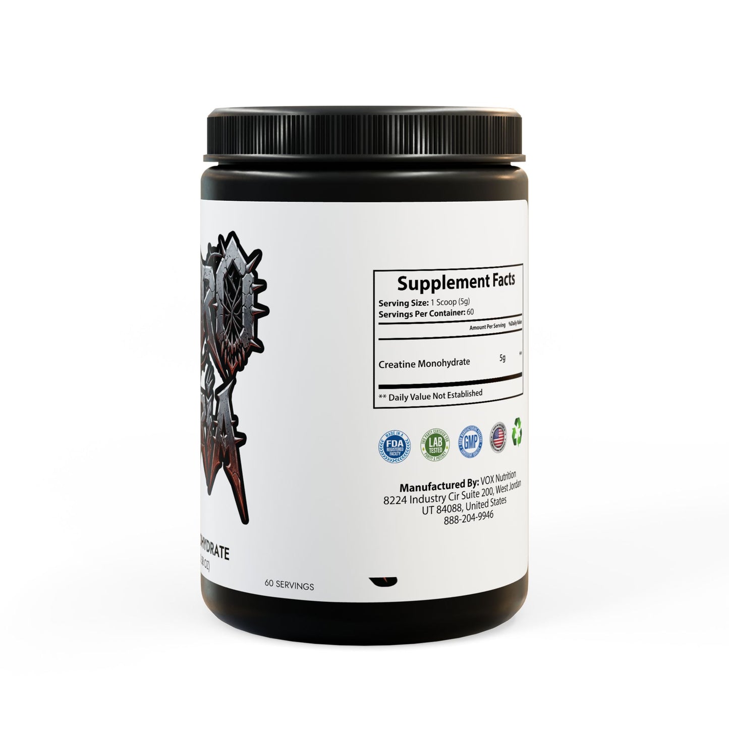 Creatine Monohydrate Supplement (300g, 10.58oz)