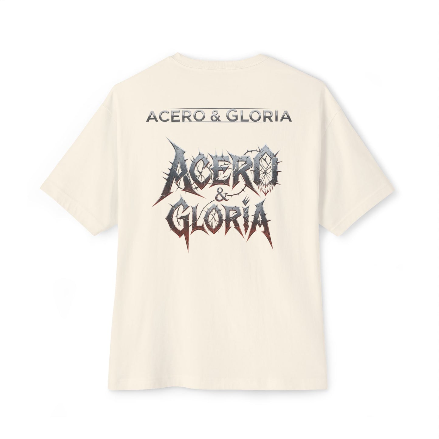 Unisex Oversized metal