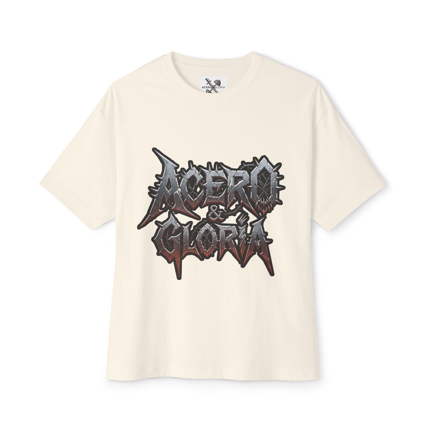 Unisex Oversized metal